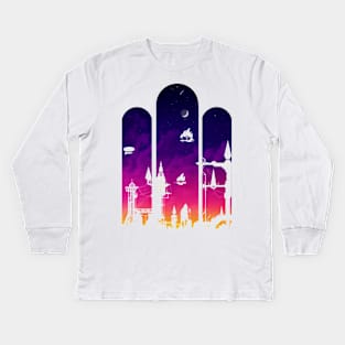 Sweet sunset Kids Long Sleeve T-Shirt